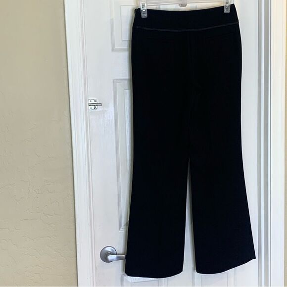 Liz Claiborne Audra Black Pants Flare Leg Size 4 - Picture 4 of 11